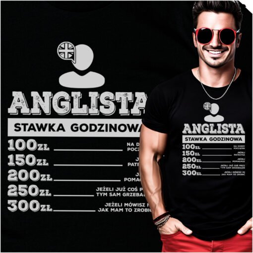 Koszulka Anglista Stawka Godzinowa