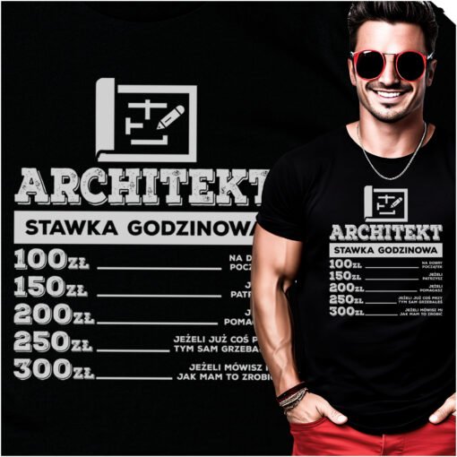 Koszulka Architekt Stawka Godzinowa