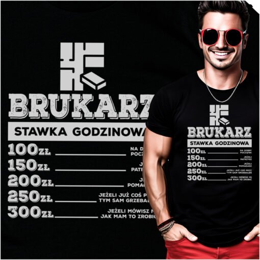 Koszulka Brukarz Stawka Godzinowa