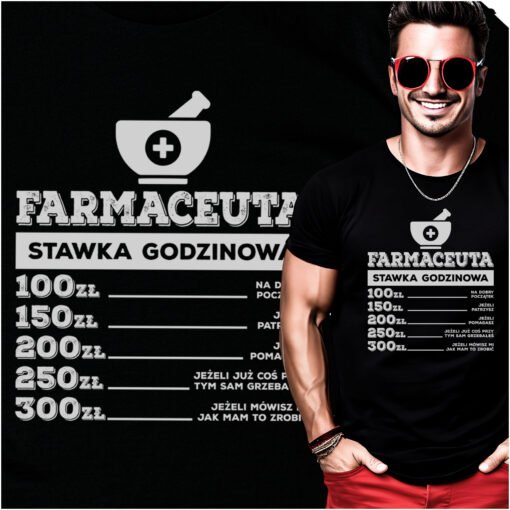 Koszulka Farmaceuta Stawka Godzinowa