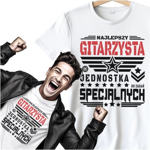 Koszulka Gitarzysta Jednostka do zadan Specjalnych 1