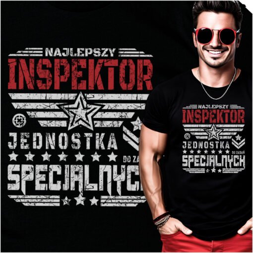 Koszulka Inspektor Jednostka do zadan Specjalnych