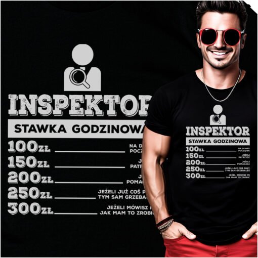 Koszulka Inspektor Stawka Godzinowa