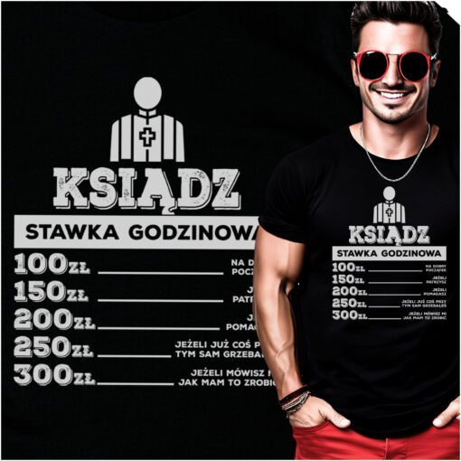 Koszulka Ksiadz Stawka Godzinowa