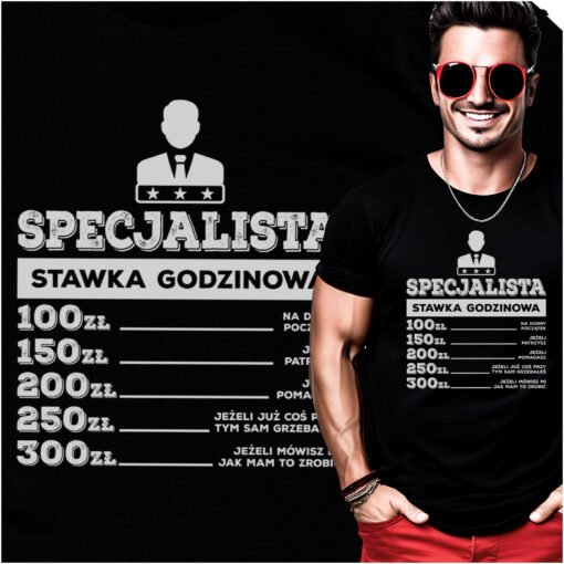 Koszulka Specjalista Stawka Godzinowa