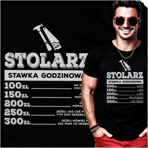 Koszulka Stolarz Stawka Godzinowa