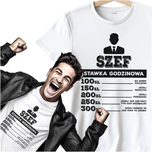 Koszulka Szef Stawka Godzinowa