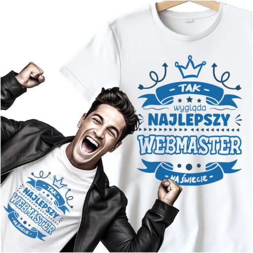 Koszulka Tak wyglada Najlepszy Webmasterem na swiecie 1