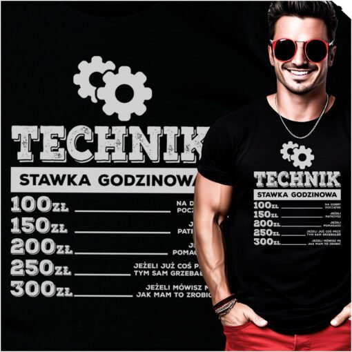 Koszulka Technik Stawka Godzinowa
